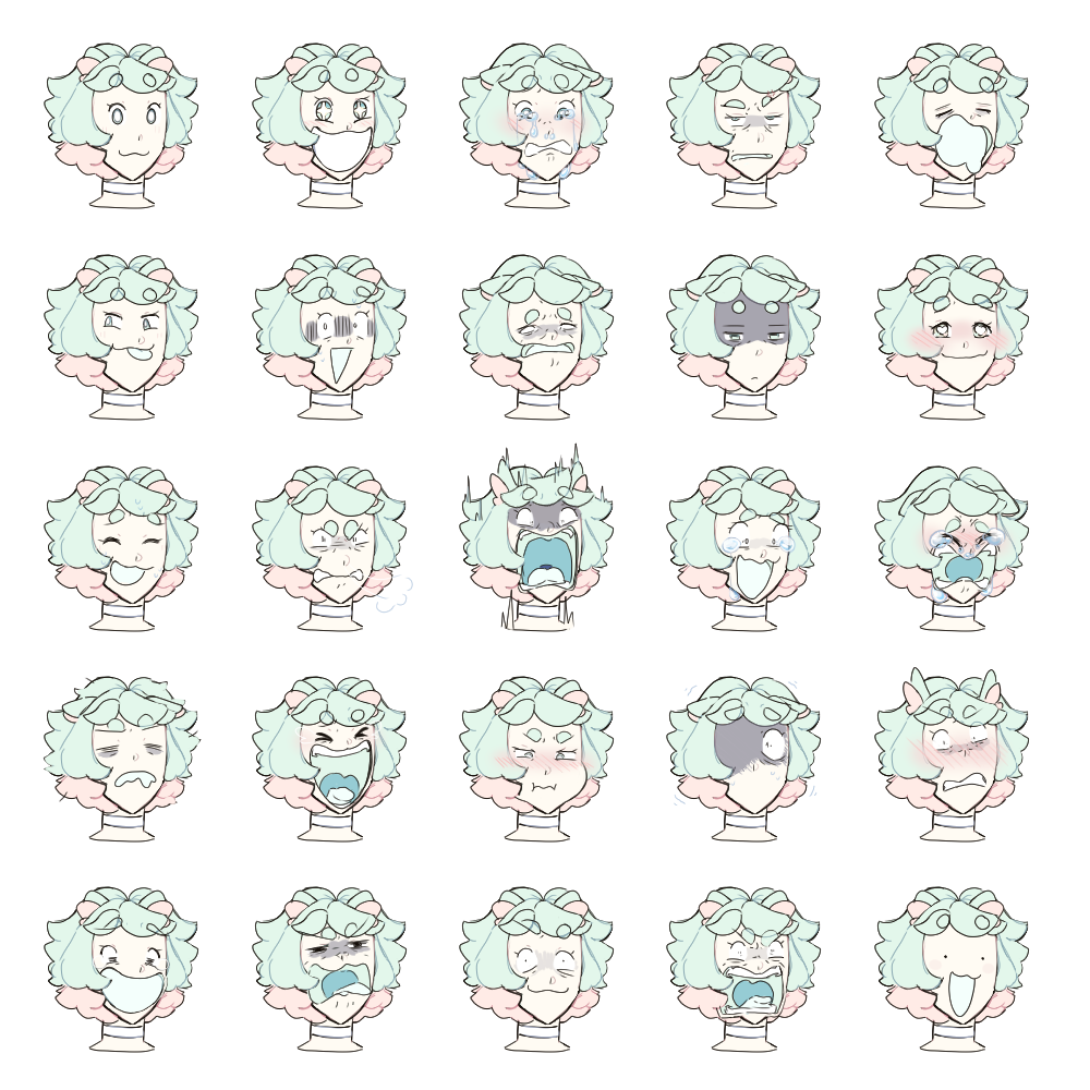 Character Expressions Sheet